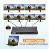 ATXOM HDMI Splitter 1 in 8 Out - 1x8 HDMI Display Duplicate/Mirror - Powered Splitter Full HD 1080P, 4K - One Source to Eight Identical Displays view 4