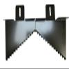 Pro Trucker CB Radio Universal Black Metal Bracket Hump Mount, Sawtooth Ends for Better Grip view 1