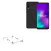 BoxWave Stand and Mount Compatible with TCL L10 Pro - Pocket Aluminum Stand 3-in-1, Portable Multi Angle Viewing Riser - Metallic Silver view 1