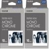 Fujifilm Instax Wide Monochrome Film - 10 Exposures (Pack of 2) view 1