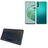 BoxWave Keyboard Compatible with Huawei nova 10z - SlimKeys Bluetooth Keyboard - with Backlight, Portable Slim LED 7 Colors - Jet Black view 1