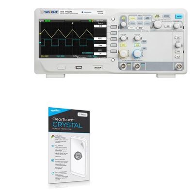 BoxWave Screen Protector Compatible with Siglent SDS1102CFL - ClearTouch Crystal (2-Pack), HD Film Skin - Shields from Scratches