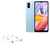 BoxWave Stand and Mount Compatible with Xiaomi Redmi A2 - Pocket Aluminum Stand 3-in-1, Portable Multi Angle Viewing Riser - Metallic Silver view 1