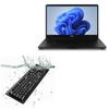 BoxWave Keyboard Compatible with Nokia PureBook Lite (14.1") - AquaProof USB Keyboard, Washable Waterproof Water Resistant - Jet Black view 1