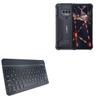 BoxWave Keyboard Compatible with Cubot Kingkong Power - SlimKeys Bluetooth Keyboard, Portable Thin with Chiclet-Style Keys - Jet Black view 1