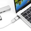 BoxWave Cable Compatible with Lava Blaze 5G - USB-C to A PortChanger (2-Pack), USB Type-C OTG USB Portable Keychain - Slate Black view 3
