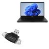 BoxWave Smart Gadget Compatible with Nokia PureBook Lite (14.1") - AllReader SD Card Reader, microSD Card Reader SD Compact USB - Jet Black view 1