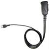 PRYME SNAP Series 1 Wire Braided Fiber Surveillance Kit, Lapel Mic Style (1-Wire) with Noise-Reducing Mic Element. Compatible with Hytera 1-Pin for PD-3 Series view 1