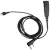 PRYME SNAP (SNP-2W-01-BF) Series 2-Wire Braided Fiber Surveillance Kit, Lapel Mic Style with Noise-reducing Mic Element view 1