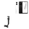 BoxWave Car Mount Compatible with vivo V25 - Rearview Mirror Car Mount, Rear View Mirror Adjustable GPS Car Mount - Jet Black view 1