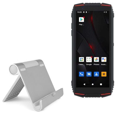 BoxWave Stand and Mount Compatible with Cubot Kingkong Mini 3 - VersaView Aluminum Stand, Portable, Multi Angle Viewing Sturdy