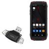 BoxWave Smart Gadget Compatible with Cubot Kingkong Mini 3 - AllReader SD Card Reader, microSD Card Reader SD Compact USB - Jet Black view 1