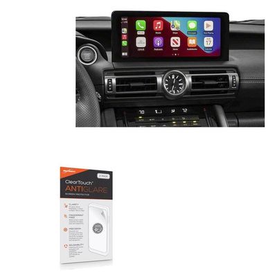 BoxWave Screen Protector Compatible with Lexus 2023 is 500 Display (10.3 in) - ClearTouch Anti-Glare (2-Pack), Anti-Fingerprint Matte Film Skin