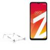 BoxWave Stand and Mount Compatible with Lava Z2 - Pocket Aluminum Stand 3-in-1, Portable Multi Angle Viewing Riser - Metallic Silver view 1