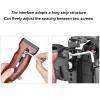 Camera Cage Wooden Handle, Universal Camera Cage Left Right Comfortable Grip 1/4 Inch Screw Hole, Sliding Structure Handle view 4