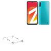 BoxWave Stand and Mount Compatible with Lava Z2s - Pocket Aluminum Stand 3-in-1, Portable Multi Angle Viewing Riser - Metallic Silver view 1