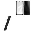 BoxWave Stylus Pouch Compatible with Lava Z2s - Stylus PortaPouch, Pen Stylii Holder Carrier Portable Self-Adhesive - Jet Black view 1