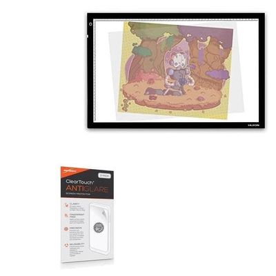 BoxWave Screen Protector Compatible with Huion A2 (13.5 in) - ClearTouch Anti-Glare (2-Pack), Anti-Fingerprint Matte Film Skin