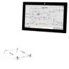 BoxWave Stand and Mount Compatible with Allen Bradley VersaView 6300M (19 in) [4:3 Aspect Ratio] - Pocket Aluminum Stand 3-in-1, Portable Multi Angle Viewing Riser - Metallic Silver view 1