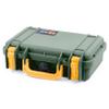 ColorCase Pelican Protector 1170 Case OD Green - Small Size Waterproof Case with Pick & Pluck Foam & Convoluted Lid Foam - Yellow Latches view 3