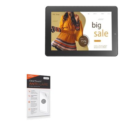 BoxWave Screen Protector Compatible with FEC PP-1120W (10.1 in) - ClearTouch Anti-Glare (2-Pack), Anti-Fingerprint Matte Film Skin