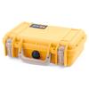 ColorCase Pelican Protector 1170 Case Yellow - Small Size Waterproof Case with Pick & Pluck Foam & Convoluted Lid Foam - Desert Tan Latches view 3
