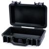 ColorCase Pelican Protector 1170 Case Black - Small Size Waterproof Case (Case Only) - Black Latches view 1