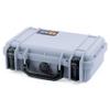 ColorCase Pelican Protector 1170 Case Silver - Small Size Waterproof Case with Pick & Pluck Foam & Convoluted Lid Foam - Black Latches view 3