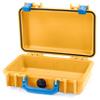 ColorCase Pelican Protector 1170 Case Yellow - Small Size Waterproof Case (Case Only) - Blue Latches view 1