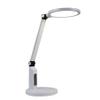 HYQFSAD 4000K Warm White Light Desk Lamp LED Gooseneck Clamp Light, Workbench Lighting for Home Office, Built-in Clock, Calendar and Automatic Timing Reading Desk Lamp (Color : White) view 1