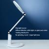HYQFSAD 4000K Warm White Light Desk Lamp LED Gooseneck Clamp Light, Workbench Lighting for Home Office, Built-in Clock, Calendar and Automatic Timing Reading Desk Lamp (Color : White) view 4