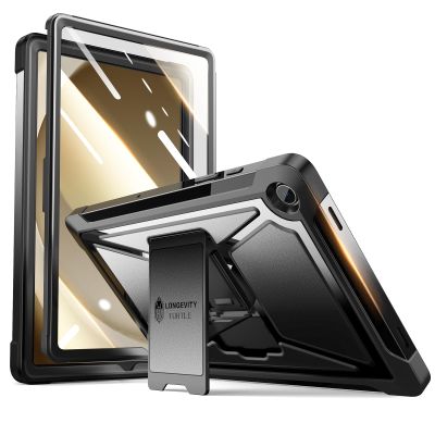ZtotopCases for Samsung Galaxy Tab A9 Plus 11 Inch 5G 2023 Case, Built-in Screen Protector/Kickstand/Full-Body Dual Layer Shockproof Protective Cover for Tablet A9+ 11'' (SM-X210/X216/X218), Black