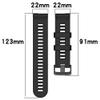 Compatible for Garmin Forerunner 955/955 Solar, 22mm Width Silicone Wristband Replacement WatchBand Strap for Garmin Forerunner 965/955/945/935/745/Instinct/Quatix5/Fenix 7/Fenix 6/Fenix 5 view 3