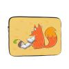 10 Inch Laptop Case Computer Sleeve Shockproof Water-Resistant Notebook Case Bag for Business Travel and Daily Use Sunflower Seeds and Foxes Prints view 1