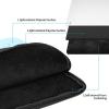 12 Inch Laptop Case Computer Sleeve Shockproof Water-Resistant Notebook Case Bag for Business Travel and Daily Use Sunflower Seeds and Mushroom Prints view 3