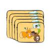 12 Inch Laptop Case Computer Sleeve Shockproof Water-Resistant Notebook Case Bag for Business Travel and Daily Use Sunflower Seed Squirrel Prints view 2