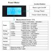 19 Inch Metered PDU Rack Mount Power Distribution Units 6 NEMA 5-15R Outlets PDU, 125-250V 15A 1U Rackmount Surge Protector Power Strip with OLED Screen Amp Voltage Power Display view 3