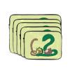 13 Inch Laptop Case Computer Sleeve Shockproof Water-Resistant Notebook Case Bag for Business Travel and Daily Use Sunflower Seeds Earthworm Snake Prints view 2