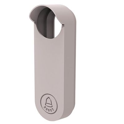Coyktonty Silicone Case Doorbell Cover Weatherproof Protective Silicone for Google Nest Doorbell Case Anti-UV (White)