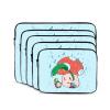 10 Inch Laptop Case Computer Sleeve Shockproof Water-Resistant Notebook Case Bag for Business Travel and Daily Use Sunflower Seeds and Mushroom Prints view 2