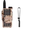 UV-K5 Walkie Talkie 5W Dual Band UHF VHF USB-C Charger Two Way Radio DTMF FM Scrambler NOAA Wireless Frequency Copy Ham Radio Handheld Long Range Desert Camo with 18.89in Tactical Antenna view 1