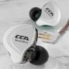 CCA C10 Wired Headphone, 4BA+1DD Hybrid HiFi in Ear Earbuds Monitor, Sports Stereo Noise Cancelling IEM Headphone with Detachable Cable for Singers (No Microphone, Purple) view 4