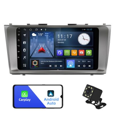AUMUME 9" Android 12 Car Stereo for Toyota Camry 2006-2011 with Touchscreen, Wireless CarPlay/Android Auto, GPS, Bluetooth, 32GB ROM