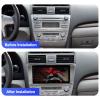 AUMUME 9" Android 12 Car Stereo for Toyota Camry 2006-2011 with Touchscreen, Wireless CarPlay/Android Auto, GPS, Bluetooth, 32GB ROM view 4