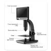 Lab Microscope Slides 7 Inch Industrial Digital Microscope Camera 0-2000x Multipurpose Camera Microscope Parts view 2