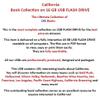 191 Books - California - CA Hollywood History Silicon Valley Gold Rush - USB Flash Drive view 2