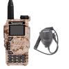 UV-K5 Walkie Talkie 5W Dual Band UHF VHF USB-C Charger Two Way Radio DTMF FM Scrambler NOAA Wireless Frequency Copy Ham Radio Handheld Long Range Desert Camo with Microphone view 1
