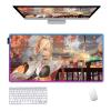 Mouse Pads Anime Beautiful Girl RGB Gaming Mouse Pad/Custom Anime Led Mouse Pad, LED Light Edges & Non-Slip Rubber Base Glowing Mat for Mouse and Keyboard,M(11.8"X27.5") view 1