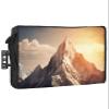 Sunset Mountain Outdoor TV Cover 80-85 Inch Weatherproof, Oxford Heavy Duty Waterproof Outside Flat Screen TV Cover Protector for Television Accessories Hill Natural Handscape Orange Blue Sky view 1