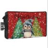 Red Penguin Christmas Outdoor TV Cover 48-50 Inch Weatherproof, Oxford Heavy Duty Waterproof Outside Flat Screen TV Cover Protector for Television Accessories Xmas Tree Winter Snowflake view 1